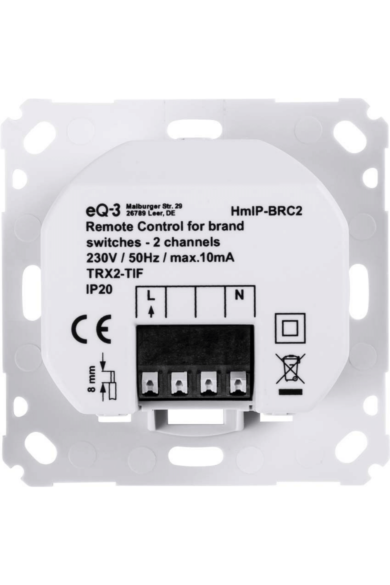 Homematic IP Tasterwippe für Markenschalter – universal - Universal HmIP-BRU