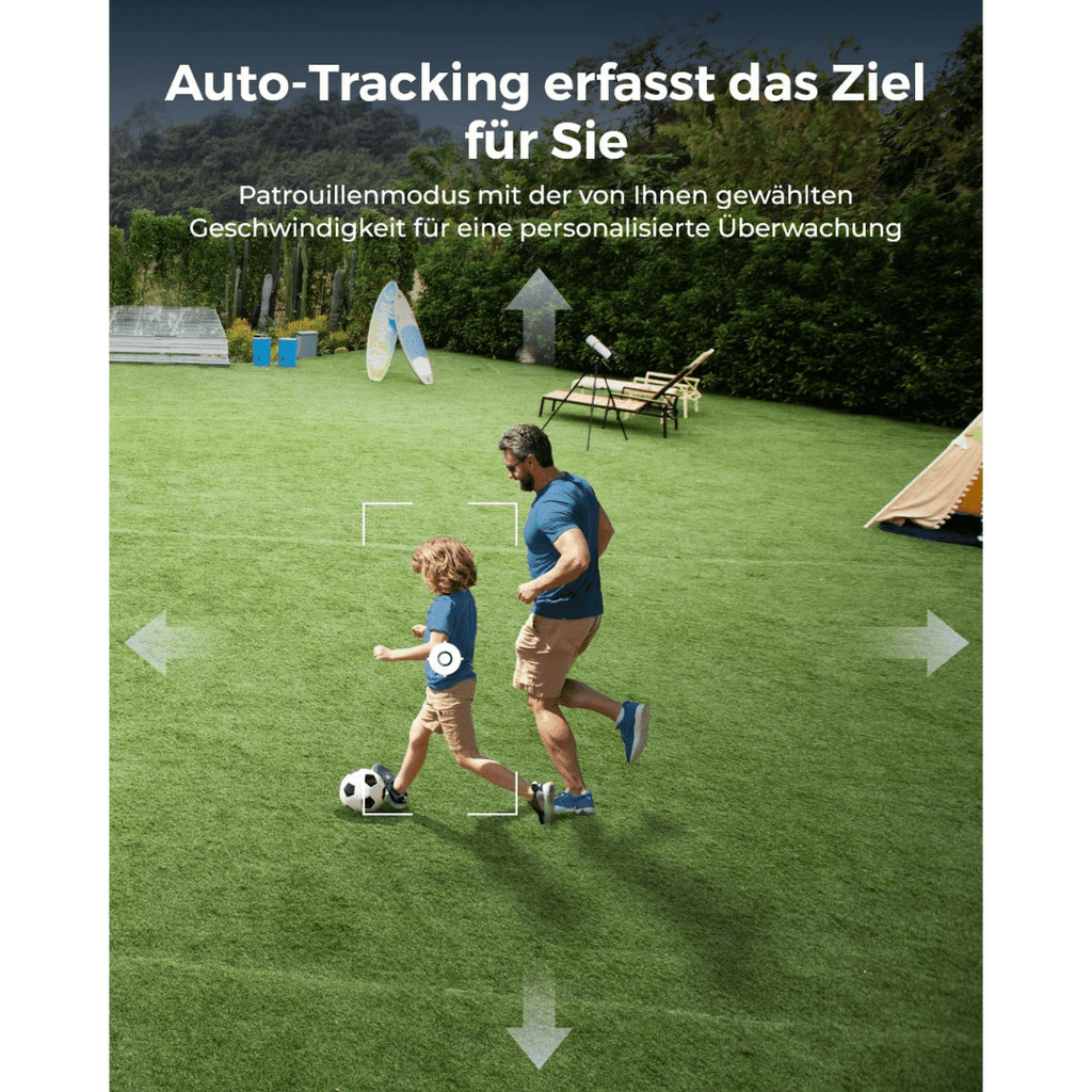 ReoLink RLC-823S1 4K 360° Auto-Tracking PoE-Kamera mit 5X optischem Zoom