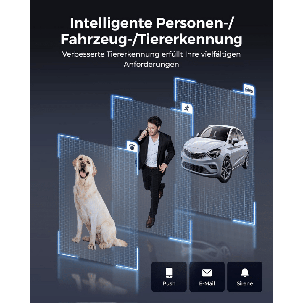 ReoLink RLC-823S1 4K 360° Auto-Tracking PoE-Kamera mit 5X optischem Zoom