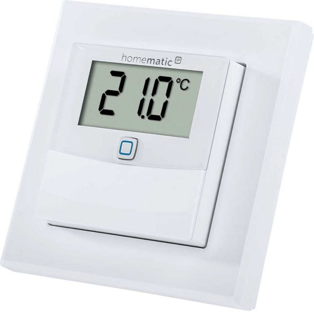 Homematic IP-Temperatur/FeuchtSensor mit Display innen HmIP-STHD