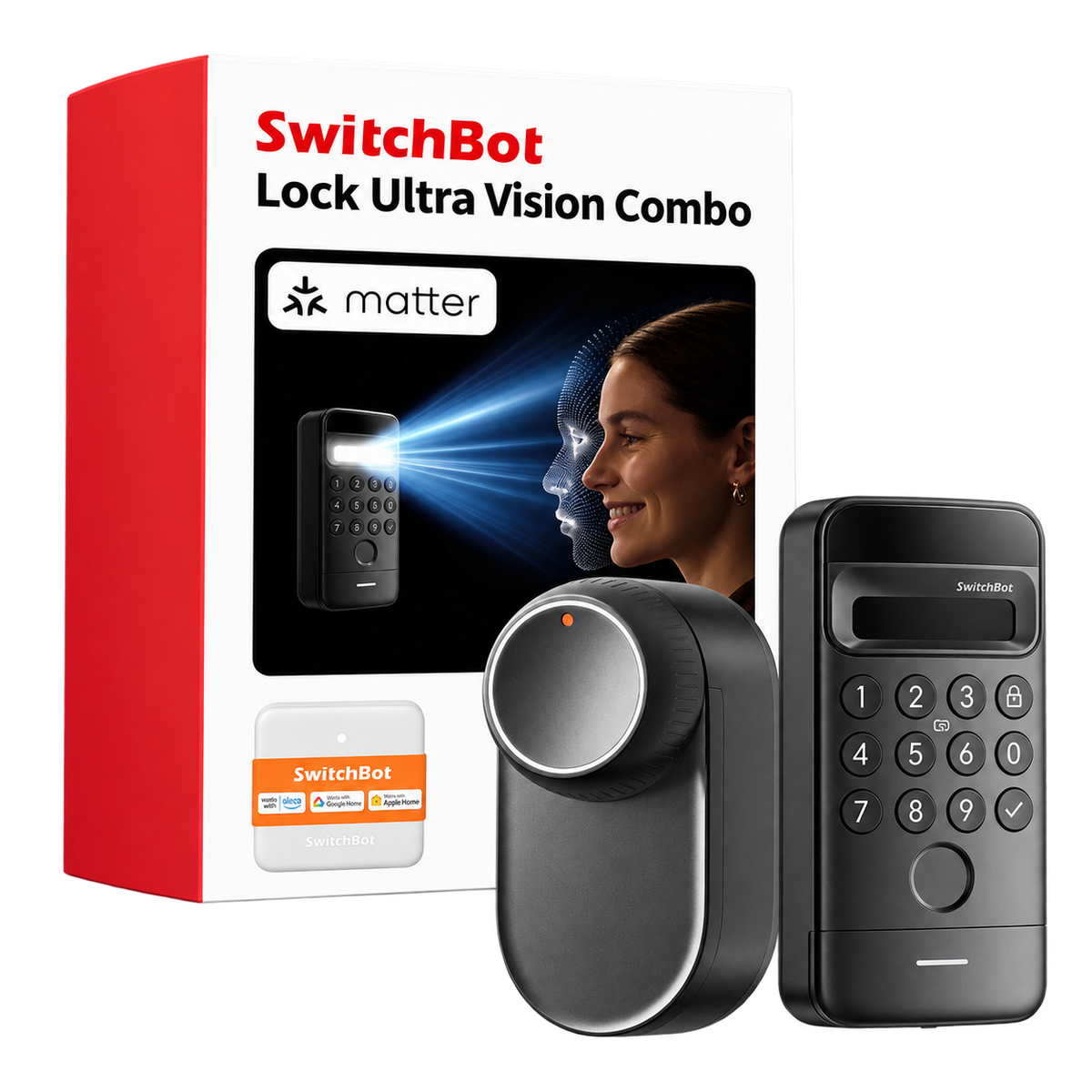 SwitchBot Ultra Vision Bundle Starter Set, schwarz